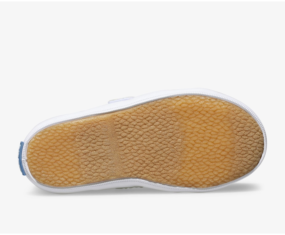 Slip Ons Keds Enfant Blanche - Courtney - 809-DUJHYQ